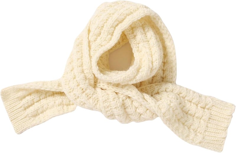 BEARUN Kids Knitted Scarf Winter Fashion Solid Color Toddler Baby Warm Scarves Wrap Neck Warmer for Girls Boys - Image 1